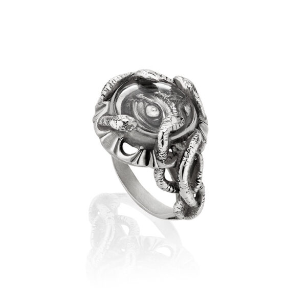 Eye and snake ring