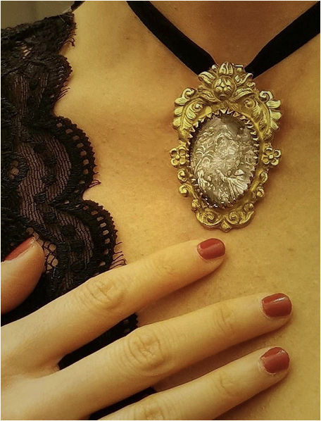 Marco De Luca handmade necklaces — antique bronze pendant