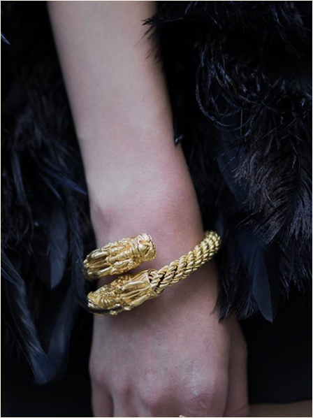 Marco De Luca handmade bracelets — bronze serpent bracelet