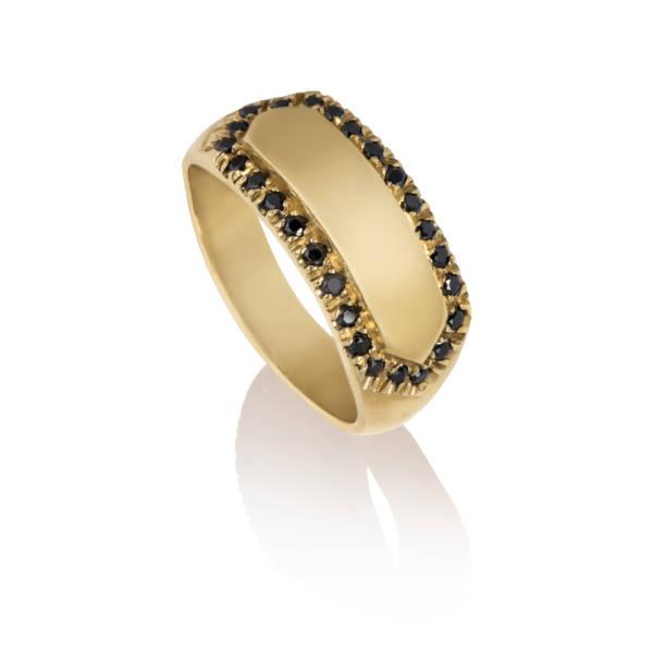 Noir Frame Ring
