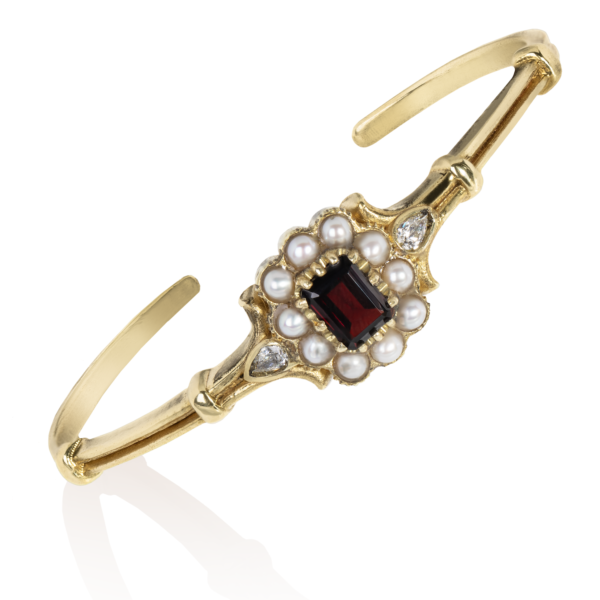 Antique Pearl Cuff Ring